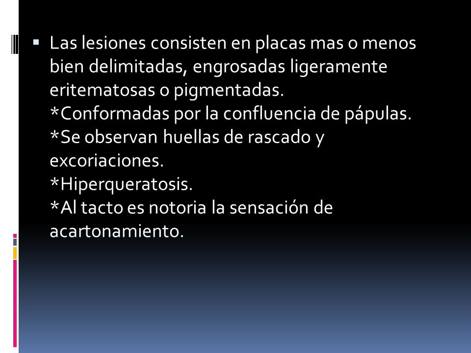 Que es la neurodermatitis localizada